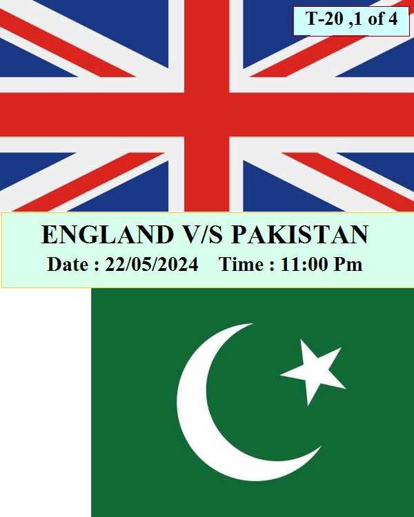 Eng V/s PAK T 20 1